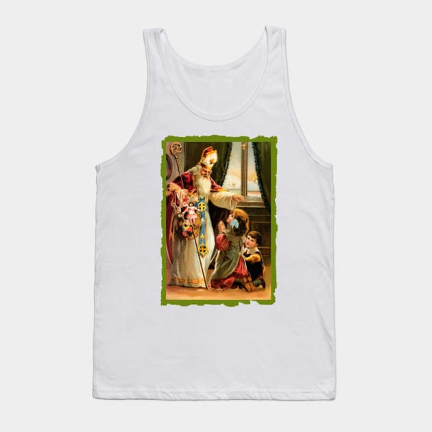 Jolly Old Saint Nicholas Tank Top by blackypaw